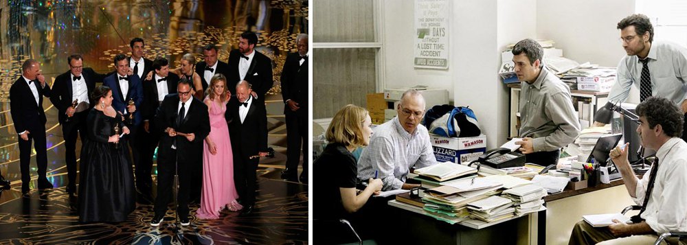 Em uma disputa acirrada, “Spotlight – Segredos Revelados” foi considerado o Melhor Filme do Oscar de 2016; longa estrelado por Mark Ruffalo, Rachel McAdams e Michael Keaton, surpreendeu e bateu “O Regresso”, que consagrou Leonardo DiCaprio como Melhor Ator e Alejandro González Iñárritu como Melhor Diretor pelo segundo ano consecutivo; o filme é baseado na história real de um grupo de jornalistas de Boston que denuncia padres católicos acusados de abusar de crianças e já havia vencido algumas premiações como o Spirit Awards, no último sábado