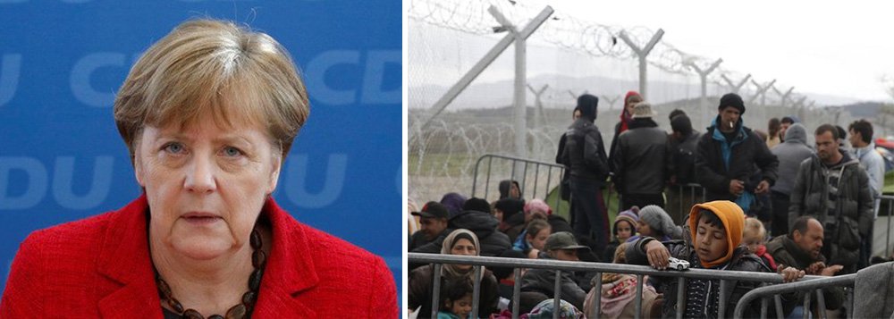 Partido da chanceler alemã, Angela Merkel, perdeu eleições em três estados nesse domingo, 13, numa reprovação à politica para os refugiados comandada por Merkel; partido de ultra direita Alternativa para a Alemanha, grande vitorioso das eleições, defende o fechamento das fronteiras da Alemanha para refugiados; país já recebeu 1,1 milhão de imigrantes em fuga do Oriente Médio, da África e de outras regiões no ano passado