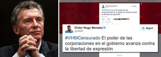 Presidente da Argentina, Mauricio Macri, demitiu o consagrado jornalista Victor Hugo Morales, da rádio Continental, declarando guerra à democracia e à liberdade de expressão: "Macri nada mais é que a máscara do verdadeiro poder na Argentina, que é o grupo Clarín", reagiu Morales em sua conta no Twitter; segundo ele, a democracia está em xeque à medida em que o poder das corporações avança contra a liberdade de expressão. "É isto o que necessita a direita: silenciar vozes"