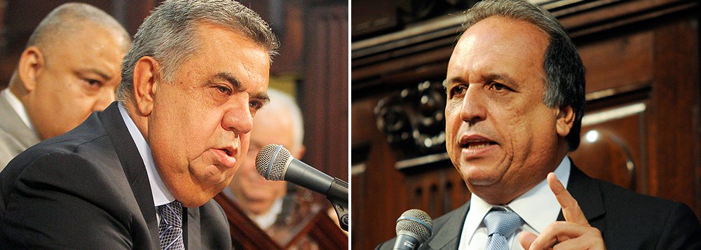 Presidente da Alerj, Jorge Picciani (PMDB), disse que o governo Pezão é “muito fraco, sem unidade e sem direção” e aponta sua suposta falta de experiência para administrar o estado em meio à crise; “Pezão quer que o Legislativo e o Judiciário deem sua cota de sacrifício. Isso é um argumento falacioso do governador”, disse; Picciani apoia a candidatura de Pedro Paulo em 2016, acusado de violência contra sua mulher; “É a oportunidade de provar a sua inocência. O nosso sentimento é que o Pedro é o quadro mais preparado para dar continuidade ao governo Eduardo Paes, que é quase um oásis nesse mar de dificuldade por que passam as prefeituras em todo país”, afirmou 