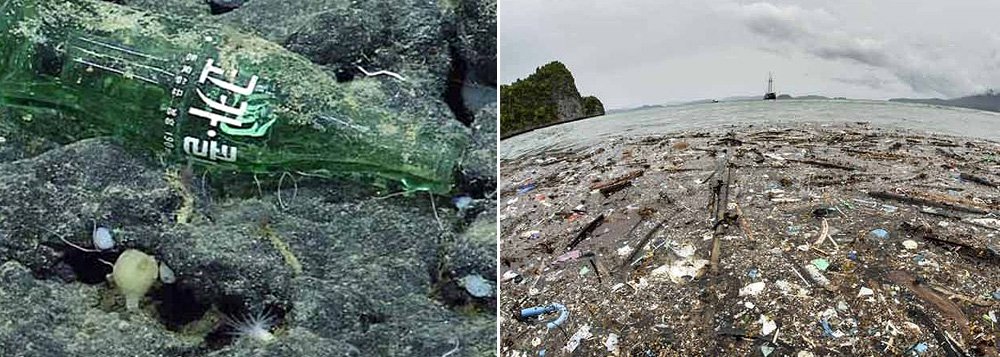 Relatório divulgado neste sábado pela ONG Ocean Conservancy, dos EUA, revela que China, Indonésia, Filipinas, Tailândia e Vietnã descartam 60% dos resíduos de plástico encontrados nos mares do mundo hoje; em todos os cinco, apenas 40% do lixo é recolhido hoje; em toda a Ásia, ele é muitas vezes empilhado em lixeiras comuns e arrastados pelo vento para o mar; além da falta de aterros sanitários apropriados, o crescimento da economia desses lugares tem levado as pessoas a consumirem mais e gerar mais descartes