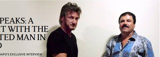 O governo do México quer ouvir o ator americano Sean Penn e a atriz mexicana Kate del Castillo pela entrevista que realizou com o narcotraficante Joaquín "El Chapo" Guzmán antes de sua recaptura, segundo um funcionário do governo; a revista "Rolling Stone" publicou em seu site a entrevista concedida ao ator por "El Chapo" em outubro do ano passado, graças à ajuda da atriz; uma segunda fonte do governo federal teria dito que "um repórter pode entrevistar um suposto narcotraficante, mas "eles não são jornalistas"; para o advogado americano defensor de jornalistas, Floyd Abrams, o ator não cometeu nenhum crime ao se reunir com 'El Chapo', pois o encontro não representou "risco penal segundo a lei americana"