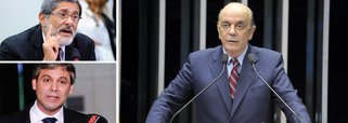 Com o ex-presidente da Petrobras, José Sérgio Gabrielli, petistas preparam a argumentação para tentar derrubar a votação, marcada para hoje (23), do projeto de lei que retira a participação obrigatória da estatal na exploração dos campos do pré-sal; “Acreditamos que teremos número para derrubar esse projeto que entrega o pré-sal para a iniciativa privada de mão beijada”, disse o senador Lindbergh Farias (PT-RJ)