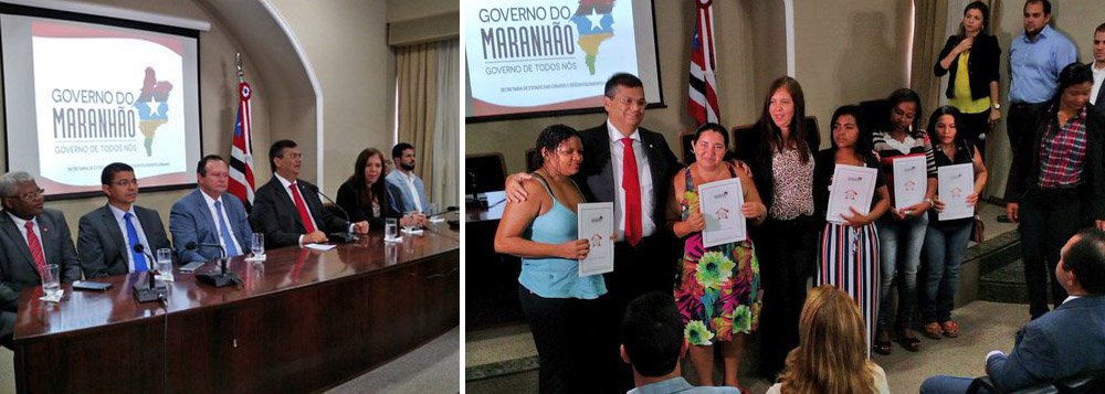 O governador Flávio Dino anunciou o início de importantes obras para o Estado, que também garantirão o avanço do programa “Mais IDH”; segundo ele, "serão investidos R$ 53 milhões em recursos estaduais e federais, para intervenções urbanas em 12 municípios"; o chefe do executivo também informou serão 17 obras realizadas pela Secretaria das Cidades e Desenvolvimento Urbano; em São Luís, as intervenções autorizadas para o PAC Rio Anil construirão 2.720 apartamentos para acomodar as famílias retiradas de palafitas às margens do Rio Anil