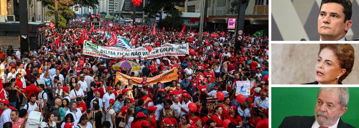 "Depois que tudo acabar, quantos Moros surgirão e o que farão eles na 'democracia relativa' que está sendo permitida, numa reedição do eufemismo dos generais ditadores?"; a pergunta é da jornalista Tereza Cruvinel, colunista do 247; para ela, a manifestação ocorrida na tarde desta sexta na Avenida Paulista "expressa a discordância de uma parte do povo brasileiro com as violações a estatutos da democracia em nome do 'interesse público' quando o objetivo é indissimulável: viabilizar o afastamento da presidente Dilma, promover a aniquilação moral e política de Lula e encerrar o ciclo de governos que buscaram fazer um Brasil para todos, incluindo os que sempre alimentaram, como dizia Darcy Ribeiro, a 'máquina de moer gente' para proveito de poucos"