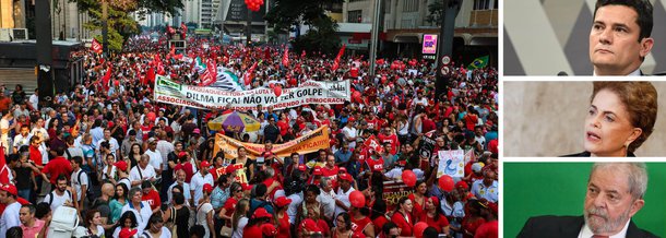 "Depois que tudo acabar, quantos Moros surgirão e o que farão eles na 'democracia relativa' que está sendo permitida, numa reedição do eufemismo dos generais ditadores?"; a pergunta é da jornalista Tereza Cruvinel, colunista do 247; para ela, a manifestação ocorrida na tarde desta sexta na Avenida Paulista "expressa a discordância de uma parte do povo brasileiro com as violações a estatutos da democracia em nome do 'interesse público' quando o objetivo é indissimulável: viabilizar o afastamento da presidente Dilma, promover a aniquilação moral e política de Lula e encerrar o ciclo de governos que buscaram fazer um Brasil para todos, incluindo os que sempre alimentaram, como dizia Darcy Ribeiro, a 'máquina de moer gente' para proveito de poucos"