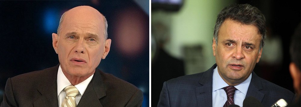 "Esse que eu vejo todo dia na televisão enchendo a bochecha para falar de moral e bons costumes?", afirmou o jornalista Ricardo Boechat, em comentário na Band FM sobre o aparecimento do senadro Aécio Neves (PSDB-MG) Delcídio do Amaral (PT-MS); Boechat lembrou que já é a terceira vez que o nome do tucano aparece em delações da Operação Lava Jato