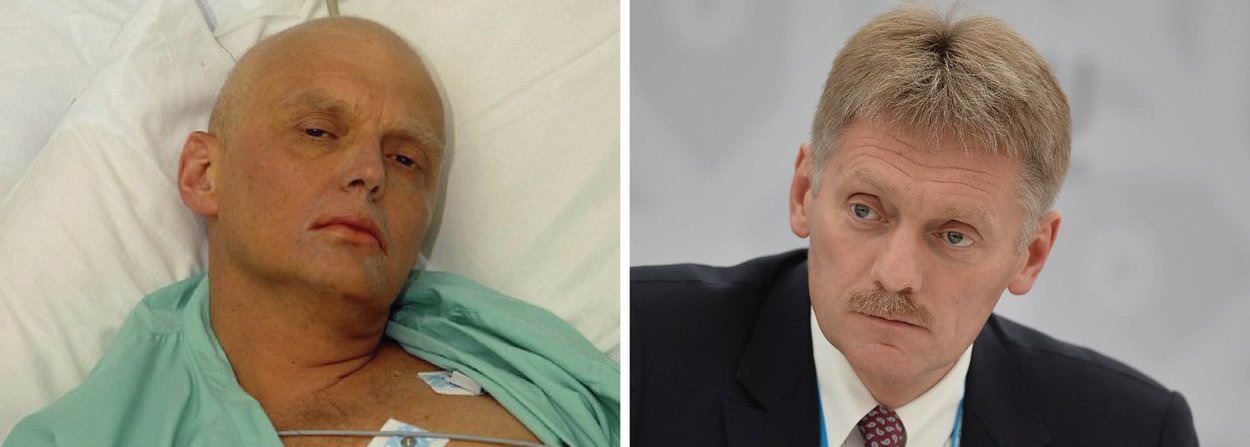 A presidência da Rússia afirmou que o inquérito britânico admitindo um eventual envolvimento de Vladimir Putin na morte do ex-espião da KGB Alexandre Litvinenko parece ser uma “piada”; em declarações aos jornalistas, o porta-voz do Kremlin, Dmitri Peskov, disse que faltam provas concretas no processo; “O mais provável é que isso possa ser atribuído ao humor britânico”, ironizou o representante russo