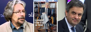 Jornalista André Petry, que assumiu o posto de diretor de Redação da revista "Veja", no lugar de Eurípedes Alcântara, publicou em julho do ano passado, texto com crítica direta ao senador Aécio Neves (PSDB-MG), cuja única agenda tem sido a de defender o golpe; ele apontava que “suspeitas e impopularidade não são razões para a anulação de um mandato presidencial"; citando o ex-presidente FHC, também argumentou que não existem razões para um eventual impeachment e disse ainda que "a deposição presidencial não pode ser o alfa e o ômega da oposição"