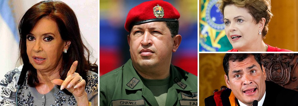 Em reportagem especial para o 247, o correspondente Frederico Füllgraf relata como os veículos de comunicação na América Latina têm se relacionado com governos populares na Venezuela, durante o governo de Hugo Chávez; na Argentina de Cristina Kirchner; no Equador, com Rafael Correa, e no Brasil, com a presidente Dilma Rousseff; "Raros são os registros históricos de acachapante promiscuidade e envolvimento institucional da mídia privada em um golpe de Estado", escreve