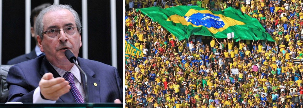 Músico e militante contra o impeachment, Tico Santa Cruz diz que o presidente da Câmara, Eduardo Cunha (PMDB-RJ), "montou seu circo de horrores para um domingo, dividiu o povo em 2 lados e vai seguindo seu caminho sem ser importunado pela justiça"