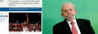 Editorial do jornal inglês The Guardian alerta para o risco do processo de impeachment acabar por colocar um ponto final nas investigações contra a corrupção no Brasil; segundo o jornal, "muitos temem que a campanha anticorrupção vai desaparecer depois da concentração de fogo final contra Lula"; texto destaca ainda que um eventual governo do vice-presidente Michel Temer enfrentará dificuldades semelhantes às da presidente Dilma Rousseff no que diz respeito as crises política e econômica, cujas "chances de lidar efetivamente com esses problemas devem ser classificadas como baixas"; "É difícil imaginar um cenário mais sombrio para o Brasil", diz o jornal inglês