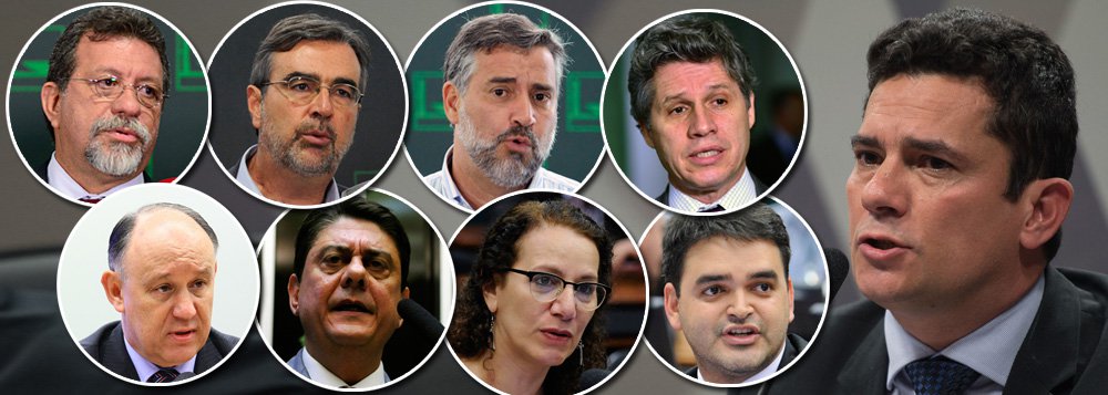 Um grupo de deputados do PT e do PCdoB protocolou junto ao Conselho Nacional de Justiça (CNJ) uma representação para que sejam apuradas possíveis infrações disciplinares cometidas pelo juiz federal Sérgio Moro, que comanda os processos da Lava Jato em primeira instância; entre elas, a interceptação telefônica do escritório de advocacia Teixeira, Martins &amp; Advogados, responsável pela defesa do ex-presidente Lula; documento é assinado por Afonso Florence (PT-BA), Henrique Fontana (PT-RS), Paulo Pimenta (PT-RS), Paulo Teixeira (PT-SP), Pepe Vargas (PT-RS), Wadih Damous (PT-RJ), Jandira Feghali (PCdoB-RJ) e Rubens Pereira Junior (PCdoB-MA); confira a íntegra