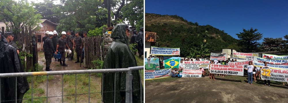 O Exército Brasileiro realiza uma ação de reintegração de posse, respaldada por decisão do Superior Tribunal de Justiça (STJ), a Aldeia do Imbuhy, em Niterói (RJ); o local, considerado pelo Exército como parte do Forte do Imbuhy, abrigava cerca de 30 famílias em abrange 19 casas