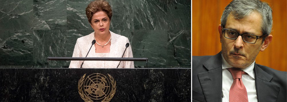 Jornal de Otavio Frias diz que a presidente Dilma Rousseff “abalará mais um pouco a imagem do Brasil” se “alimentar a convicção esdrúxula e que a imprensa internacional vai apoiá-la contra o impeachment”: ‘Nas Nações Unidas, a presidente colherá quando muito apoios de aliados latino-americanos de menor envergadura, como Evo Morales. O restante dos presentes à cerimônia de assinatura do Acordo de Paris decerto tomarão como insólita (se não oportunista) a tática de instrumentalizar uma reunião sobre mudança do clima para fazer propaganda dirigida ao público brasileiro e, pior, em causa própria, não no interesse nacional’, afirma