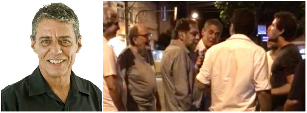 Artista processará o jornalista João Pedrosa, que publicou em seu perfil no Instagram, ao comentar uma foto da atriz Silvia Buarque, filha de Chico, ao lado do pai e da irmã Helena: "Família de canalhas!!! Que orgulho de ser ladrão!!!"; para Chico, chegou a hora de dar um basta às falsas acusações que circulam na internet, inclusive as de que ele é beneficiário da Lei Rouanet; em dezembro, o cantor foi alvo de agressão verbal ao sair de um restaurante com amigos, no Rio; o artista foi chamado de "merda" e "petista ladrão" por um grupo de jovens por fazer defesas ao governo do PT