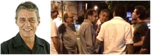 Artista processará o jornalista João Pedrosa, que publicou em seu perfil no Instagram, ao comentar uma foto da atriz Silvia Buarque, filha de Chico, ao lado do pai e da irmã Helena: "Família de canalhas!!! Que orgulho de ser ladrão!!!"; para Chico, chegou a hora de dar um basta às falsas acusações que circulam na internet, inclusive as de que ele é beneficiário da Lei Rouanet; em dezembro, o cantor foi alvo de agressão verbal ao sair de um restaurante com amigos, no Rio; o artista foi chamado de "merda" e "petista ladrão" por um grupo de jovens por fazer defesas ao governo do PT