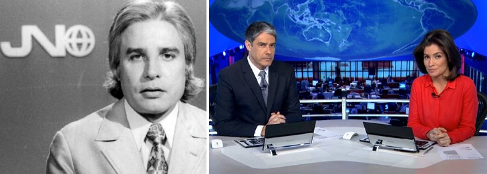 Principal telejornal da Globo mostra uma queda vertiginosa na preferência dos telespectadores; no mês passado, o Jornal Nacional fechou com 33,6% de share, ou seja, número de TVs ligadas; em 2014, esse índice era de 40%; dez anos atrás, de 54,3%; e em novembro de 2000, por sua vez, marcava 61%