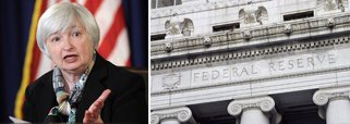 Federal Reserve, o banco central dos Estados Unidos, comandado por Janet Yellen, elevou os juros pela primeira vez em sete anos nesta quarta-feira, 16; Comitê Federal de Mercado Aberto elevou a faixa para sua taxa de juros em 0,25 ponto percentual, para entre 0,25 e 0,50 por cento ao ano, dando fim a um longo debate sobre se a economia dos EUA está forte o suficiente para aguentar custos de financiamento maiores