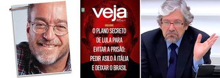 "André Petry, o novo diretor, já disputa com o antecessor Eurípides Alcântara o posto de pior editor da Veja em seus quase 50 anos. Sua primeira capa foi repulsiva: o rosto de Lula transfigurado em jararacas como se fosse uma medusa", diz Paulo Nogueira, editor do DCM e ex-diretor da Abril; "Mas como nada que é ruim não pode piorar a segunda desceu ainda mais degraus na escala do jornalismo bandido que se tornou a marca da Veja: um mirabolante plano secreto segundo o qual Lula iria refugiar-se dos perseguidores na Itália"
