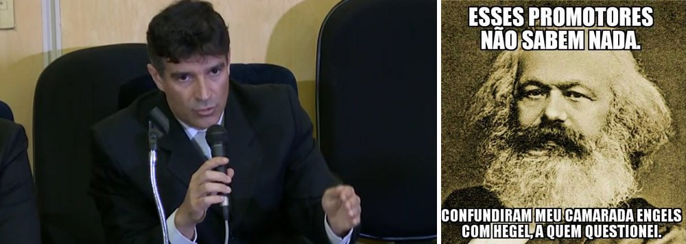 Na peça em que pediu prisão preventiva ao ex-presidente Lula, o promotor Cássio Conserino e outros dois colegas fazem citações no mínimo estranhas de Friedrich Nietzsche, confundem Engels com Hegel e viram piada nas redes sociais; a hashtag #MicoPublico virou assunto mundial no Twitter nesta quinta-feira