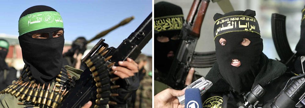 Os movimentos radicais islâmicos palestinos Hamas, no poder na Faixa de Gaza, e Jihad Islâmica condenaram neste sábado (14) os atentados em Paris; Bassem Naim, chefe do conselho para as relações internacionais do Hamas, condenou os “atos de agressão e barbárie” e manifestou a expectativa da França poder regressar “ à paz e à estabilidade”; Nafez Azzam, membro da Comissão Política do Jihad Islâmica, condenou um “crime contra inocentes” e uma “mensagem de ódio”, lembrando que “o Islã recusa matanças indiscriminadas”