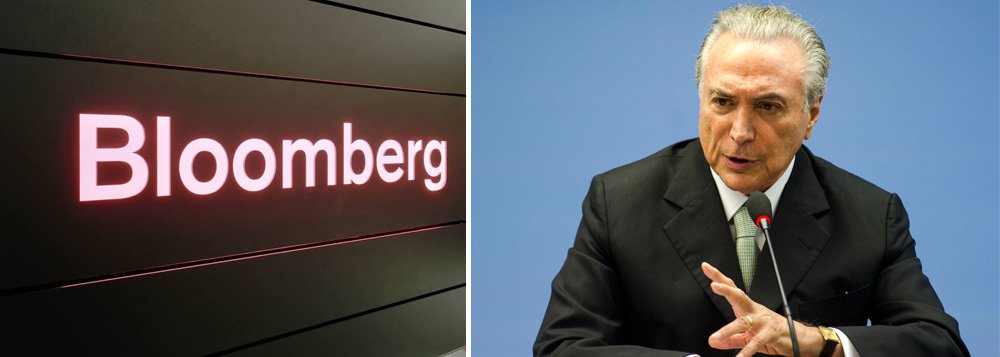 Agência de notícias, referência no mercado de investimentos, diz que o vice-presidente, Michel Temer, tem várias características que seriam bem-vindas em um país atolado em uma recessão brutal - mas corre o risco de ser retirado do cargo por acusações relacionadas ao mesmo caso de impeachment formulado contra a presidente Dilma