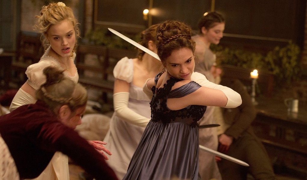 A atriz Lily James está confiante de que os fãs de Jane Austen vão se entusiasmar com o filme "Orgulho e Preconceito e Zumbis", uma variação sangrenta do clássico romance inglês, apesar de suas reservas iniciais sobre o projeto. O filme, baseado em um best-seller de 2009, traz uma versão das irmãs Bennet dotadas de espadas para lutar contra os mortos-vivos