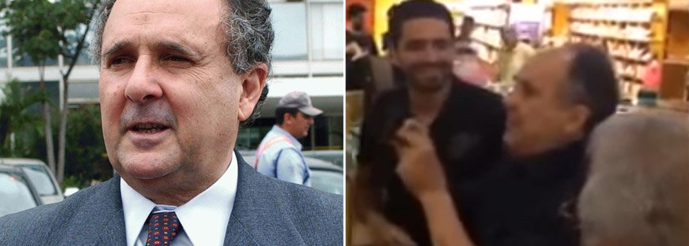 Senador brasiliense Cristovam Buarque (PPS), com atuação dúbia no Senado em relação ao impeachment da presidente Dilma Rousseff (PT), envolveu-se em bate-boca na manhã deste domingo (1º) quando comprava um livro; uma pessoa se aproximou e o chamou de traidor; o senador pediu que ele falasse mais alto e, diante da repetição do xingamento, respondeu em tom mais elevado: “Sou traidor para você. Mas não estou comprando o livro com cartão da Petrobras; assista ao vídeo do entrevero