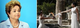 Comitê olímpico da Grécia informou nesta sexta-feira, 8, que a presidente Dilma Rousseff cancelou viagem que faria à Grécia este mês para acompanhar a cerimônia de acendimento da tocha dos Jogos Olímpicos Rio 2016 na cidade de Olímpia; estava previsto que Dilma comparecesse ao evento em Olímpia em 21 de abril ao lado do presidente grego, Prokopis Pavlopoulos, e do chefe do Comitê Olímpico Internacional (COI), Thomas Bach