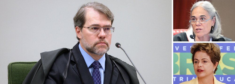 Presidente do Tribunal Superior Eleitoral (TSE), Dias Toffoli, decidiu colocar sob a mesma relatora, a ministra Maria Thereza de Assis Moura as quatro ações que pedem a cassação do diploma da presidente Dilma Rousseff e do vice Michel Temer; segundo Toffoli, após um levantamento técnico, verificou-se que ações do PSDB têm identidade fática, portanto, o que impõe a reunião de processos, em prol da "racionalidade e eficiência processual"
 