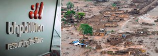 A BHP Billiton informou que está revisando sua meta de produção de minério de ferro para o ano fiscal de 2016 após o desastre provocado pelo rompimento de barragens da Samarco em Mariana (MG), que analistas descreveram como um duro golpe para a maior mineradora do mundo; ao menos duas pessoas morreram e pelo menos 28 estão desaparecidas desde que o rompimento das barragens da Samarco, uma joint venture da BHP com a Vale provocou uma enxurrada de água e lama