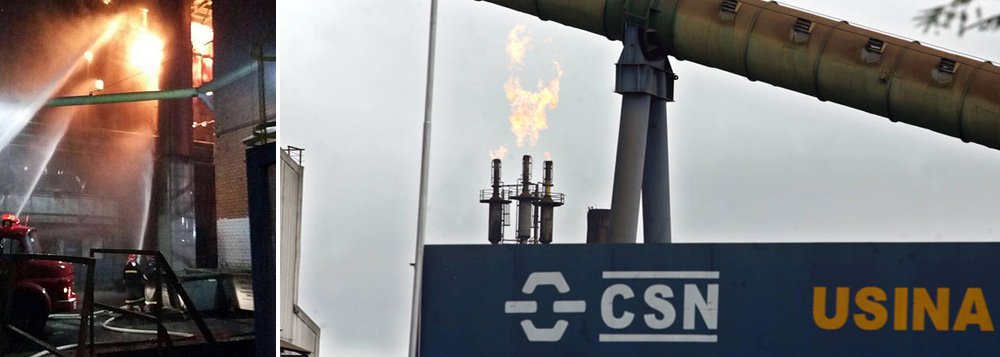 O funcionário da Companhia Siderúrgica Nacional (CSN) Wanderley dos Santos, 38 anos, vítima de um incêndio na usina de Volta Redonda em março, morreu; ele estava internado no Hospital Oeste D'Or, no Rio de Janeiro, desde o último dia 26; outros três funcionários feridos continuam internados no mesmo hospital; um deles, Renan Martins de Castro, 29 anos, teve agravamento de seu quadro de saúde, de acordo com a assessoria de imprensa da companhia