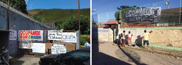 O número de colégios estaduais ocupados por alunos em apoio à greve dos professores já chega a 22 no Rio de Janeiro; o Colégio Estadual Herbert de Souza, no Rio Comprido, na zona norte da cidade, é a mais recente ocupação dos estudantes fluminenses; o professor de física Sebastião Guilherme Peixoto disse apoiar a ocupação, pois, segundo ele, a situação dentro da escola é crítica; “Não temos condições nenhuma de trabalho. O laboratório de física só está funcionando porque eu o limpei. Era pura sucata no começo do ano letivo”, contou