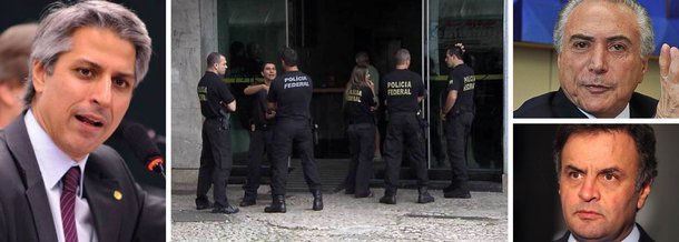 Da tribuna da Câmara, o deputado Alessandro Molon, líder do Rede Sustentabilidade, acusou o PSDB e o PMDB de se aliarem para garantir a aprovação do impeachment da presidente Dilma Rousseff e assim frear a operação Lava Jato; "Querem mudar o governo não para corrigir o que está errado, para adotar uma nova maneira de fazer política, limpa, ética. Não querem uma mudança no sistema político. Querem apenas trocar uma parte do grupo que está no poder", afirmou; com o golpe executado, segundo Molon, Michel Temer seria empossado, dando uma ducha de água fria no processo do TSE, que poderia resultar em nova eleição ainda neste ano; "Querem o poder, mas não o querem através do voto popular. Também vaiados nas manifestações, temem perder eleições diretas neste ano", completou