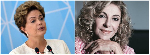 Após a morte da atriz Marília Pêra, aos 72 anos, vítima de um câncer no pulmão, a presidente Dilma Rousseff disse ter recebido "com tristeza" a notícia do falecimento da artista; para Dilma, ela era "uma das artistas mais talentosas do País, que dedicou sua vida à arte"; "Além de interpretar, Marília cantava, dançava, dirigia e produzia, sempre encantando os brasileiros, na televisão, no cinema e no teatro. Aos amigos, familiares e ao Brasil, meus sentimentos pela perda desta grande atriz", disse 