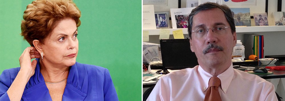 ‘É surpreendente que um pronunciamento de mais de 70% da Câmara, num processo que está todo controlado e avalizado pelo Supremo, possa ser acusado oficialmente de golpista. A presidente Dilma assumiu ontem formalmente a tese do golpe parlamentar que o advogado-geral da União, José Eduardo Cardozo, vem defendendo temerariamente há algum tempo. Se na boca de Cardozo essa afirmação já era potencialmente perigosa, na da presidente transforma-se em ameaça à democracia. De instrumento da política partidária, passa a ser acusação oficial do governo’, diz o colunista Merval Pereira, como se o voto de 54 milhões de brasileiros fosse uma ameaça à farsa montada por Eduardo Cunha (PMDB) na Câmara 