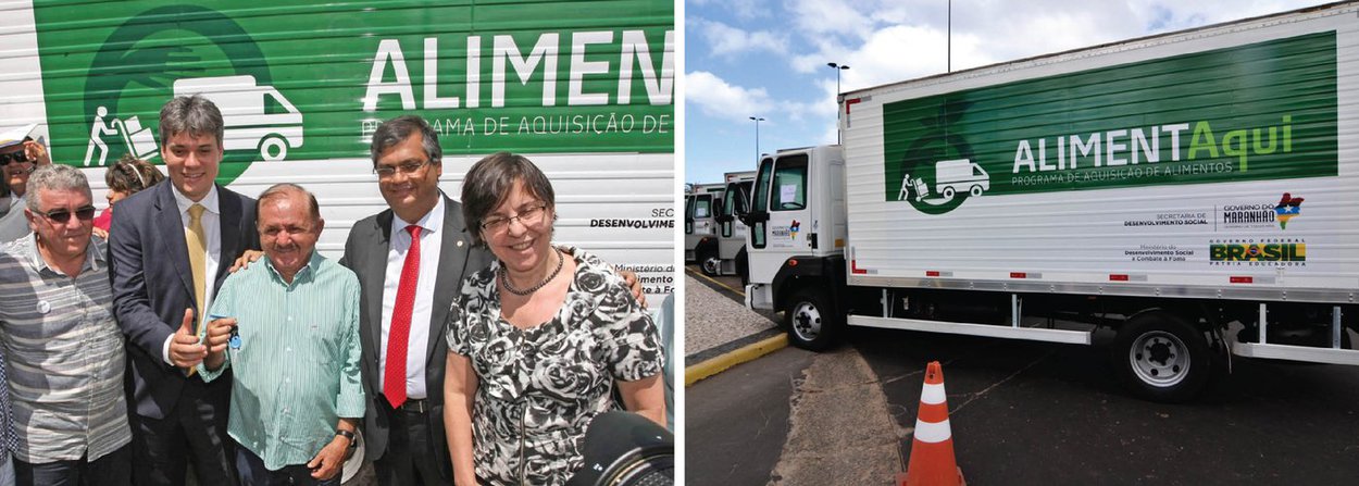 Foram entregues de 45 kits de modernização das Centrais de Abastecimento da Agricultura Familiar do Maranhão para 26 municípios maranhenses; os kits são fruto de convênio celebrado entre a Secretaria de Estado do Desenvolvimento Social (Sedes) e o Ministério de Desenvolvimento Social e Combate à Fome (MDS), no valor de R$ 9 milhões; cada um dos kits é composto de um caminhão-baú frigorífico, uma balança eletrônica de 30 kg e outra de piso móvel de 300 kg, freezers horizontal e vertical, lavadora de alta pressão, monoblocos, pallets, computador, impressora a laser, além de cadeiras e mesa para escritório