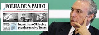 Fernando Brito lembra que, em 2011, texto, dos repórteres Breno Costa e Fernando Rodrigues, da Folha, afirmava que ”o vice-presidente Michel Temer é investigado em inquérito no Supremo Tribunal Federal sob a suspeita de participar de um esquema de cobrança de propina de empresas detentoras de contratos no porto de Santos (SP)”; "Nestes tempos em que acusar já basta, não é preciso provar, o senhor Michel Temer deveria saber, pelos próprios olhos, o quanto dói a pimenta em olho alheio", diz o Tijolaço