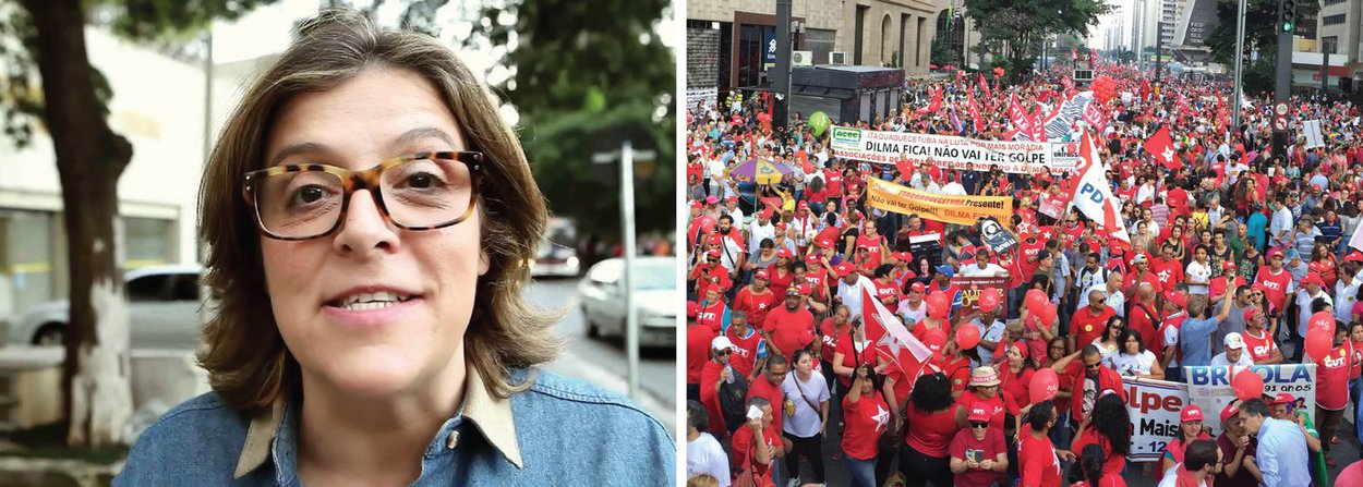 A jornalista Barbara Gancia rebateu em seu Facebook os comentários de que os protestos desta sexta (18) são patrocinados; ela afirmou que o que se viu na Paulista foi "um mar de gente de todas as paradas da vida"; "Avenida Paulista tão lotada quanto em qualquer parada gay em que já estive, cheia de gente bacana, muitos amigos, muita criança, muito idoso que desta vez não quer se omitir e sem maioria de sindicalistas e/ou sem terra que normalmente participam dos atos do partido.  Muita gente, mas muita mesmo, como eu, que nem petista é, mas foi empurrada a tomar uma posição para não ser conivente com a acefalia predominante", complementou