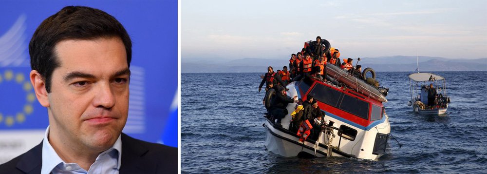 Sinto-me envergonhado como membro desta liderança europeia, tanto pela incapacidade da Europa em lidar com esse drama humano, como pelo nível de debate no escalão superior, onde um passa a bola para o outro", disse o primeiro-ministro da Grécia, Alexis Tsipras; segundo ele,  a Grécia não quer um "único euro" por salvar as vidas de milhares de refugiados, que chegam diariamente ao seu litoral, e que a UE se mantém divergindo sobre como lidar com problema; Esses são hipócritas, lágrimas de crocodilo que estão sendo derramadas pelas crianças mortas às margens do Mar Egeu. Crianças mortas sempre instigam tristeza, Mas o que dizer das crianças que estão vivas, que vêm aos milhares e estão amontoadas nas ruas? Ninguém gosta delas", disparou