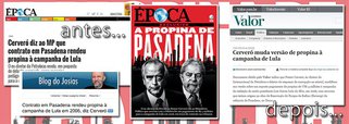 Em setembro do ano passado, a imprensa brasileira repercutiu com estardalhaço trechos do esboço de delação premiada de Nestor Cerveró, ex-diretor internacional da Petrobras; a acusação era que a campanha de Lula em 2006 havia recebido R$ 4 milhões da Odebrecht em contrapartida por obras na refinaria de Pasadena – o que mereceu até capa da revista Época; agora, sabe-se, pelo Valor Econômico, que esta informação não consta da delação oficial de Cerveró; ou seja: enquanto negociava seu acordo, Cerveró esquentava as acusações; ao ter que falar oficialmente, retirou a pimenta que fez a festa da imprensa engajada na destruição de Lula e das empreiteiras nacionais