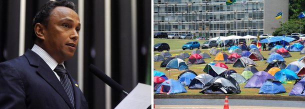 Em nota, a bancada do PT na Câmara, liderada por Sibá Machado (AC), informou nesta sexta-feira 13 ter solicitado ao Ministério da Justiça que acione a Polícia Federal para investigar a atuação de grupos golpistas acampados nas imediações do Congresso Nacional; "Respeitamos a liberdade de expressão e de manifestação, mas jamais poderemos nos omitir diante de fatos gravíssimos como o que ocorreu ontem e que podem se repetir na forma de tragédia", diz trecho do texto, em referência à prisão de um manifestante que guardava armas no carro
