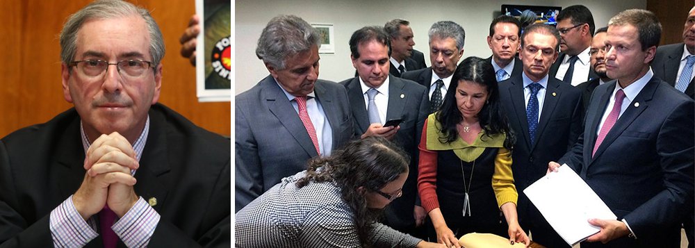 Presidente da Câmara, Eduardo Cunha (PMDB-RJ), disse que a Ordem dos Advogados do Brasil (OAB) chegou “um pouquinho atrasada” com o pedido de impeachment da presidente Dilma Rousseff apresentado, nesta segunda-feira, e diferentemente do que ocorreu no afastamento de Fernando Collor, não terá agora o protagonismo que teve no passado; “São momentos diferentes, circunstâncias diferentes e pessoas diferentes. Agora a Ordem veio um pouquinho atrasada, o pedido de impeachment já está sendo tratado aqui há muito tempo. Naquele momento (impeachment de Collor) a Ordem veio com protagonismo, hoje ela veio com retardo”, disse Cunha