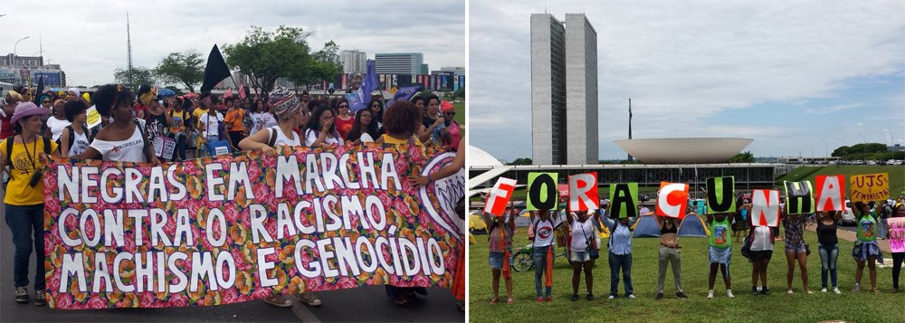 Marcha das Mulheres Negras caminha em direção à Praça dos Três Poderes nesta quarta-feira; ato contra a violência, a discriminação e o racismo, entre outras pautas como o reconhecimento das parteiras tradicionais e a defesa das terras quilombolas e indígenas, conta com a participação de mulheres do todo o país; dados do último Censo (2010) indicam que as mulheres negras são 25,5% da população brasileira (48,6 milhões de pessoas) e são as maiores vítimas de crimes violentos