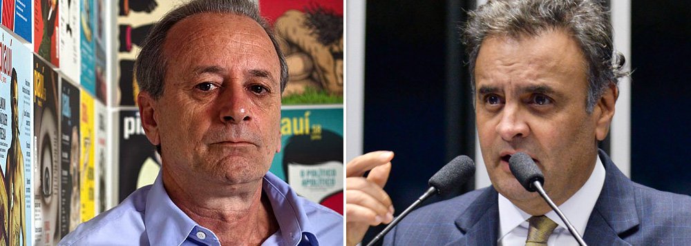 Mario Sergio Conti destaca que Aécio entrou em ação dias depois de derrotado nas urnas; “Apesar da diferença numérica insofismável, e das campanhas dele e Dilma terem tido os mesmíssimos financiadores, decretou que o poder dela era ilegítimo”, diz; “Ato contínuo, o PSDB acionou a Justiça eleitoral e votou contra a responsabilidade fiscal, que os próprios tucanos instituíram"; segundo ele, havia o interesse particular de novas eleições