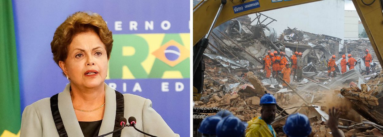 "Foi com grande tristeza que recebi a notícia da explosão ocorrida na madrugada de hoje, no bairro de São Cristóvão, no Rio de Janeiro. Transmito minha solidariedade aos feridos e às dezenas de famílias afetadas pela explosão", disse a presidente, por meio de nota divulgada pela Secretaria de Imprensa; Dilma está em viagem oficial à Suécia e Finlândia e retorna ao Brasil na próxima quarta-feira 21; acidente, provocado por um vazamento de gás, danificou cerca de 40 imóveis ao redor