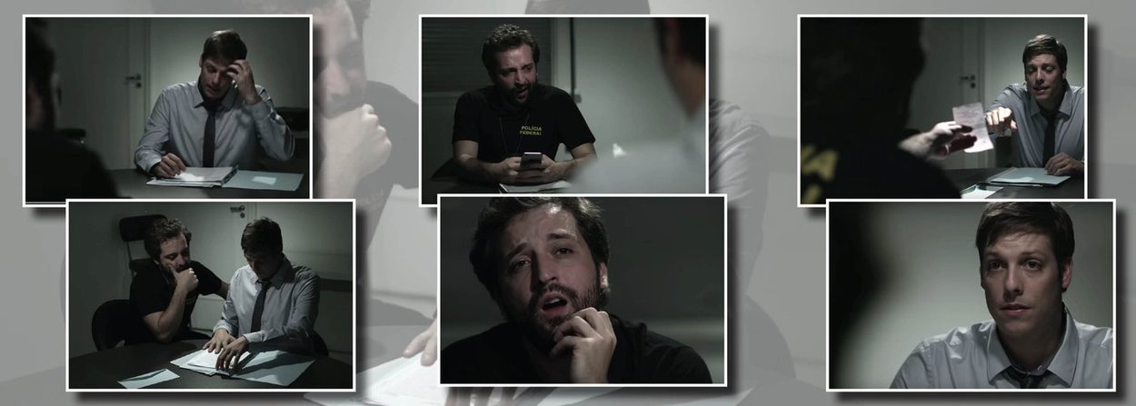 O Porta dos Fundos publicou neste sábado (2) um vídeo no qual simula como funciona uma delação de um parlamentar com acusações contra o PSDB; protagonizado pelos atores Gregório Duvivier e Fábio Porchat, o episódio mostra um policial federal sem qualquer interesse nas diversas provas que um deputado apresenta contra políticos tucanos de desvios de dinheiro na Petrobras e na Vale; o PF só se interessa pelo que o parlamentar está falando quando ele cita a palavra "lula", numa referência a um jantar com "arroz de lula"; é o suficiente para que o policial mande expedir o mandado de prisão; ao final, Lula e sua "comparsa" Dilma terminam indiciados; veja o vídeo