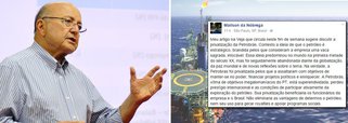Animada com a aprovação do projeto que determina o fim da participação obrigatória da Petrobras na exploração do pré-sal, de autoria do senador José Serra (PSDB-SP), a direita brasileira se excita com a possibilidade de privatização da estatal; em artigo publicado na Veja desta semana, o ex-ministro da Fazenda Maílson da Nóbrega apresenta a proposta, que para ele "beneficiaria os funcionários da empresa e o Brasil"; "Contesto a ideia de que o petróleo é estratégico, brandida pelos que consideram a empresa uma vaca sagrada, intocável", escreveu o economista, em um texto publicado no Facebook