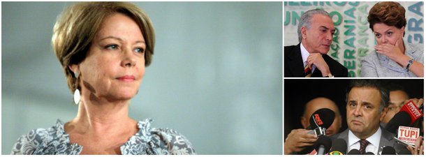 Uma das jornalistas mais associadas ao PSDB, a colunista Eliane Cantanhêde admite que o impeachment da presidente Dilma, articulado pelo senador Aécio Neves, murchou e diz que o próprio vice-presidente, Michel Temer, reembarcou no governo; "não por amor, mas por necessidade", diz ela; "Já que Dilma não deve cair, melhor ficar bem com ela. Ou menos mal", escreve, ainda, sobre uma possível avaliação de Temer ao decidir recuar; colunista também afirma que o PT "está ferido, mas não morto"